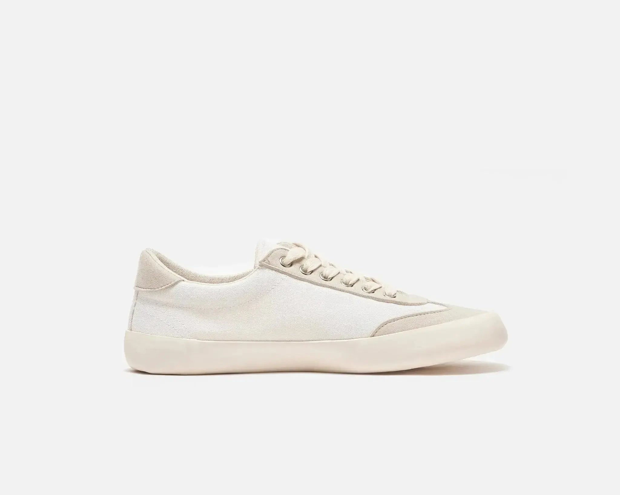 Bohempia Felix White & Tan - Zapatillas barefoot unisex veganas blanco y beige