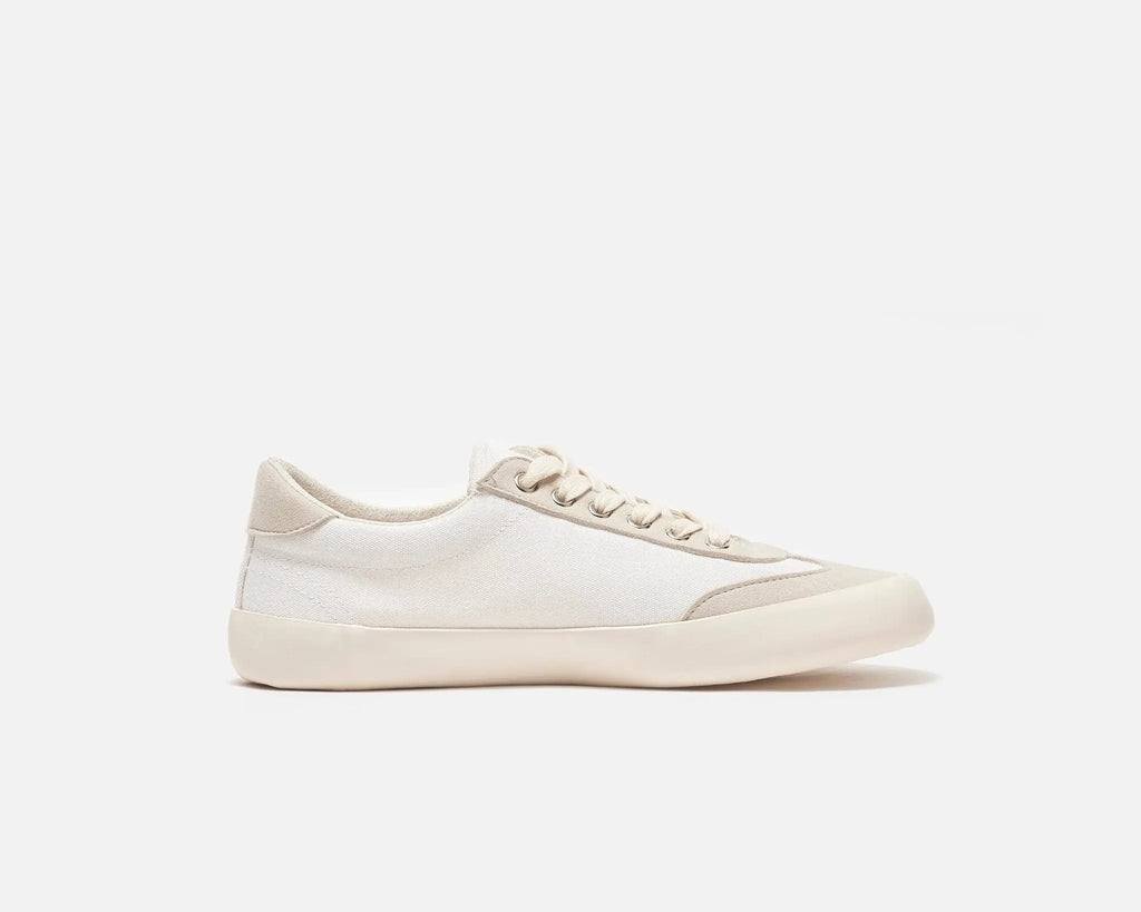 Bohempia - Felix White & Tan - Sneakers barefoot unisex blancos y beige