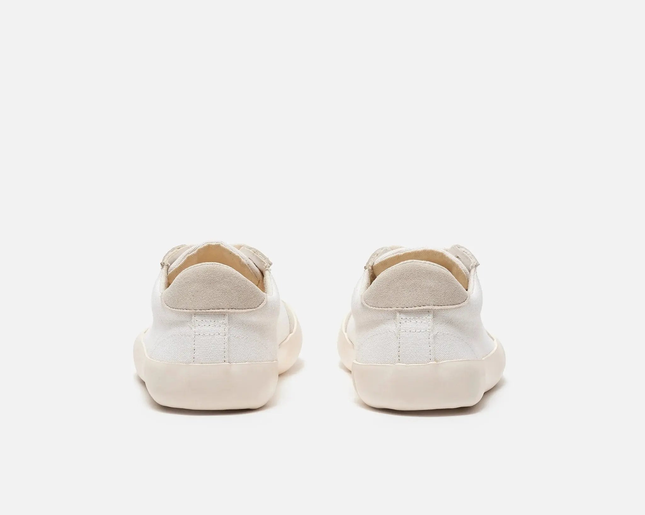 Bohempia - Felix White & Tan - Sneakers barefoot unisex blancos y beige