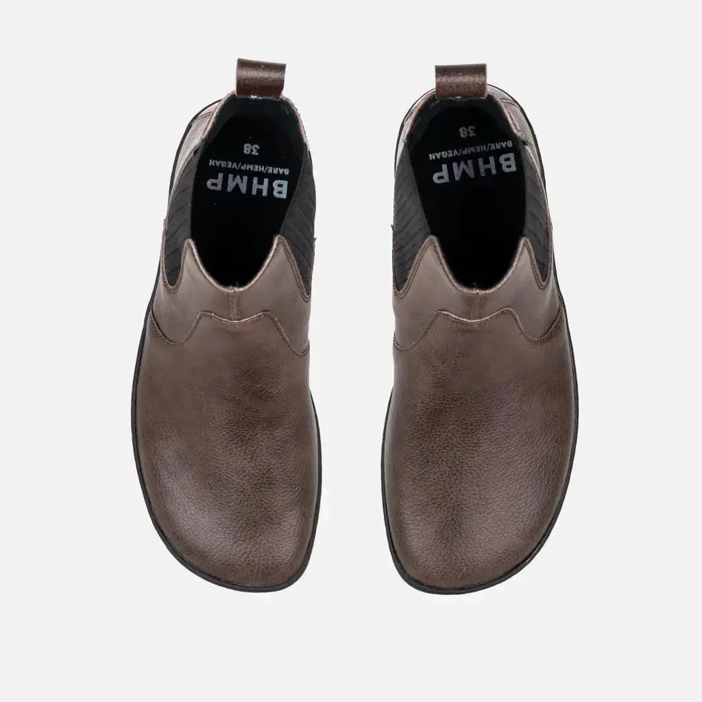 Bohempia - Chocolat noir Lumi - Bottines Chelsea Barefoot