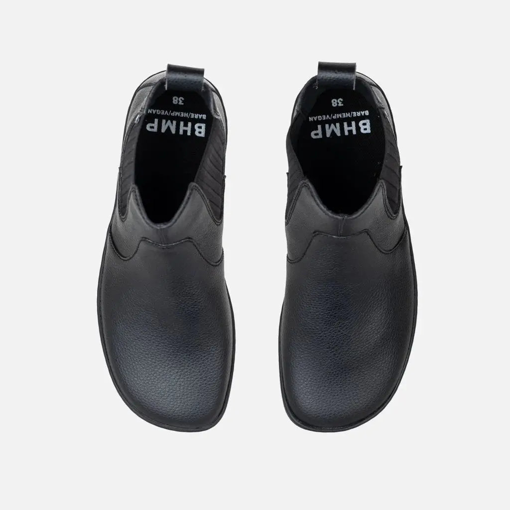 Bohempia - Lumi Glossy Black - Botas Chelsea Barefoot