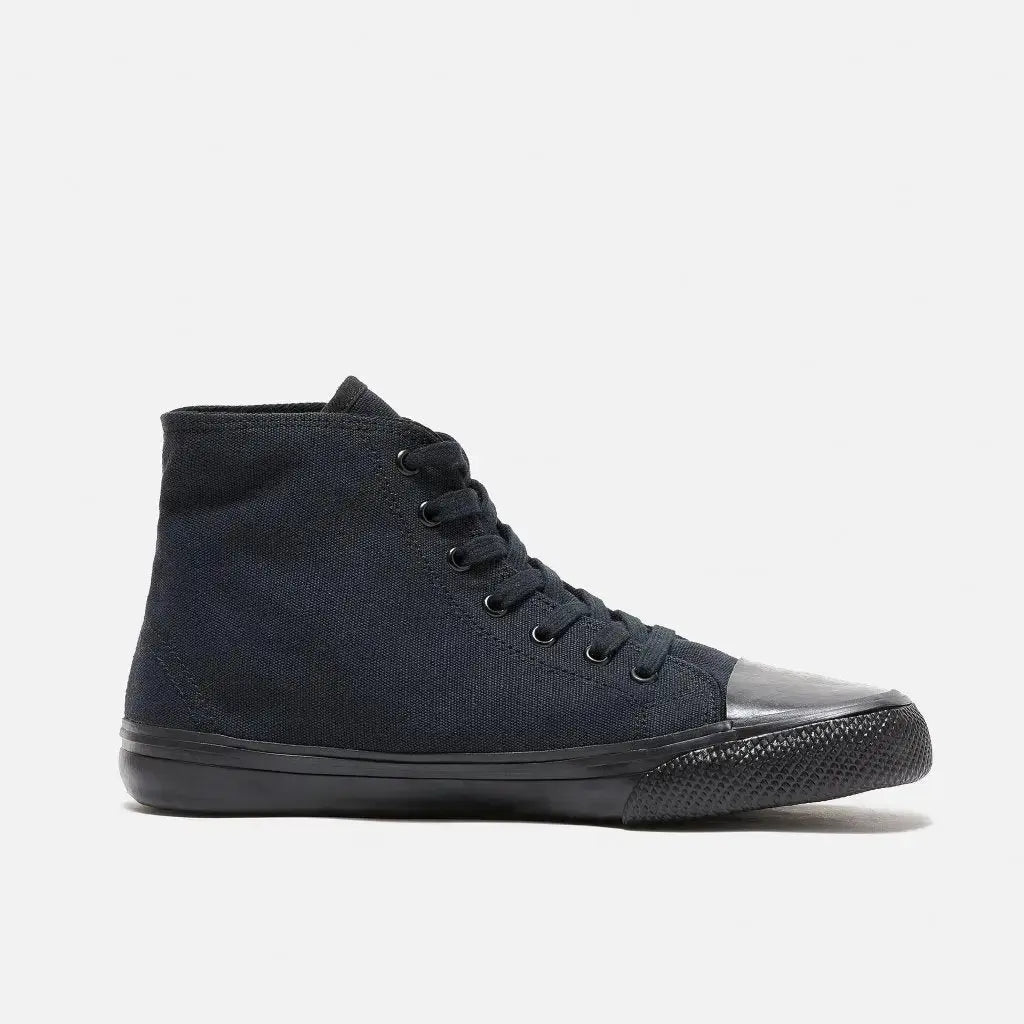 Bohempia - Orik 2.0 Black & Black - Deportivas barefoot de caña alta