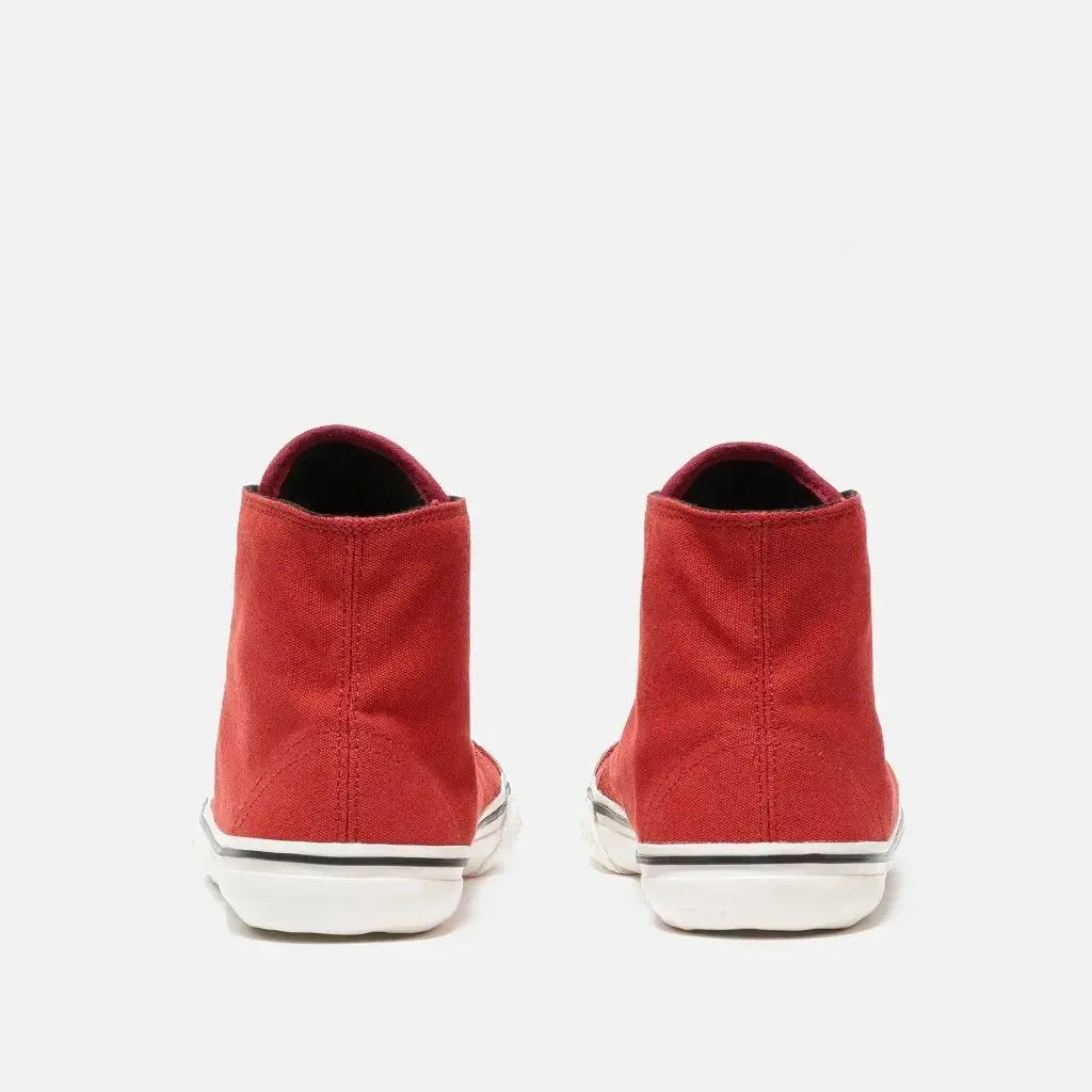 Bohempia - Orik 2.0 Bordeaux & Blanc - Baskets barefoot montantes