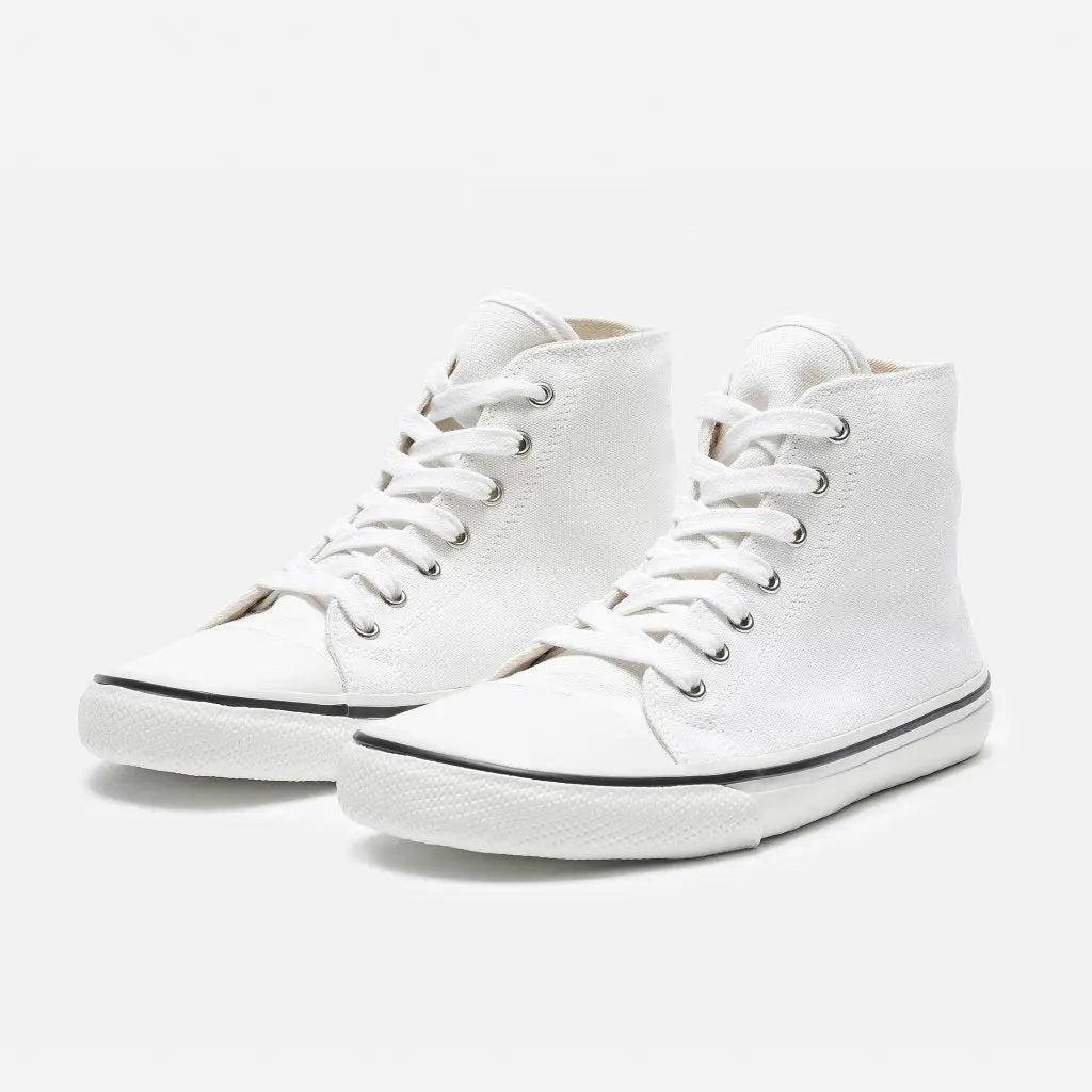 Bohempia - Orik 2.0 White & White - Deportivas barefoot de caña alta