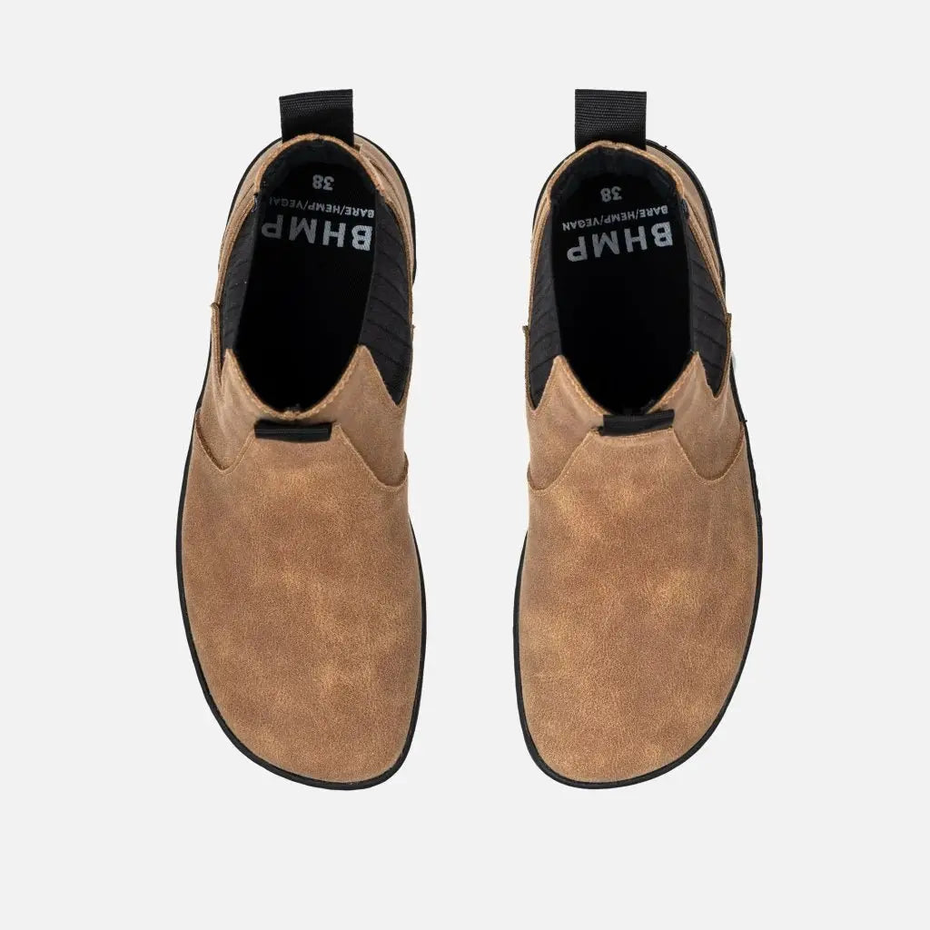 Bohempia - Titu Tobacco Brown - Botas Chelsea barefoot