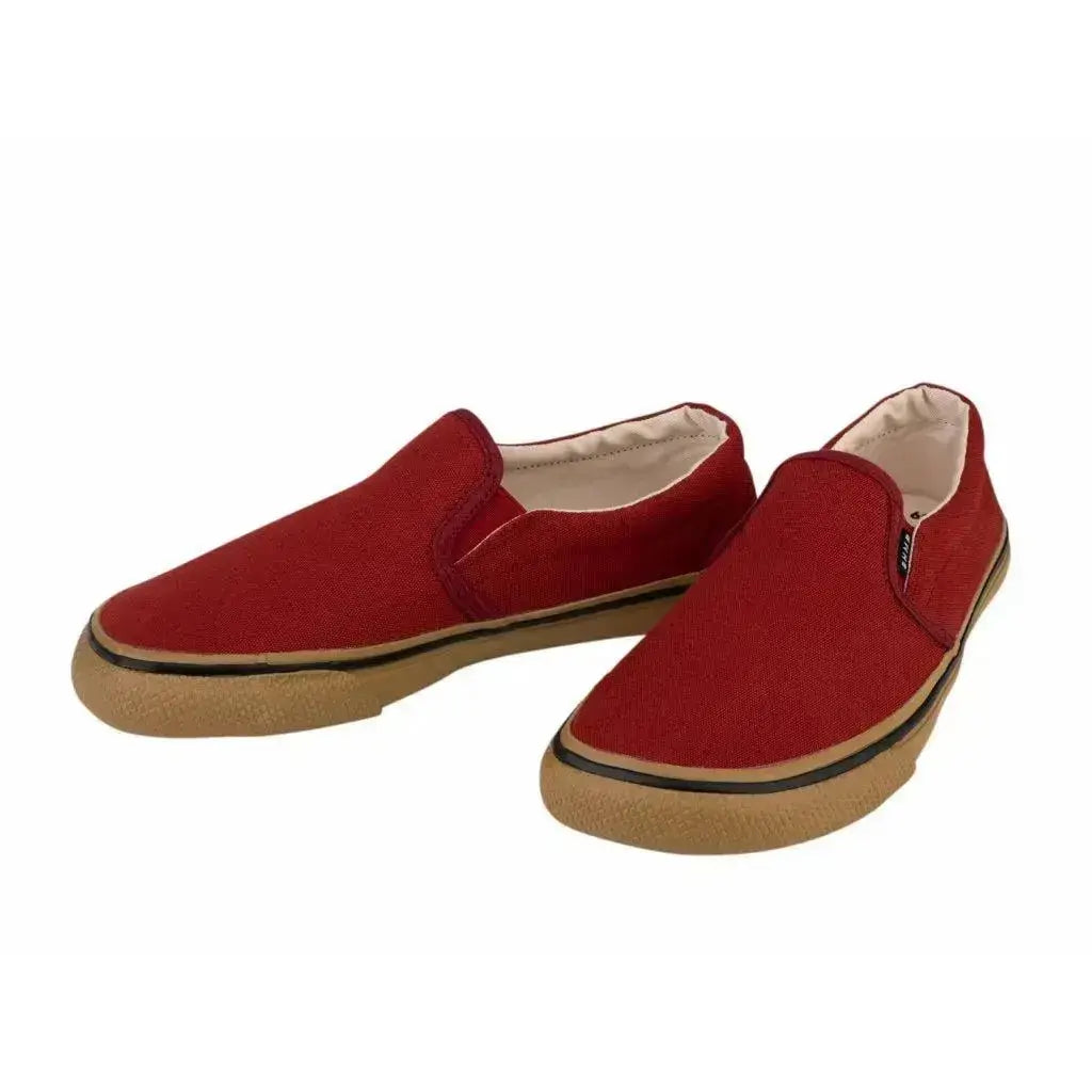 Bohempia Velik Burgundy & Gum - Zapatillas sin cordones barefoot unisex granate