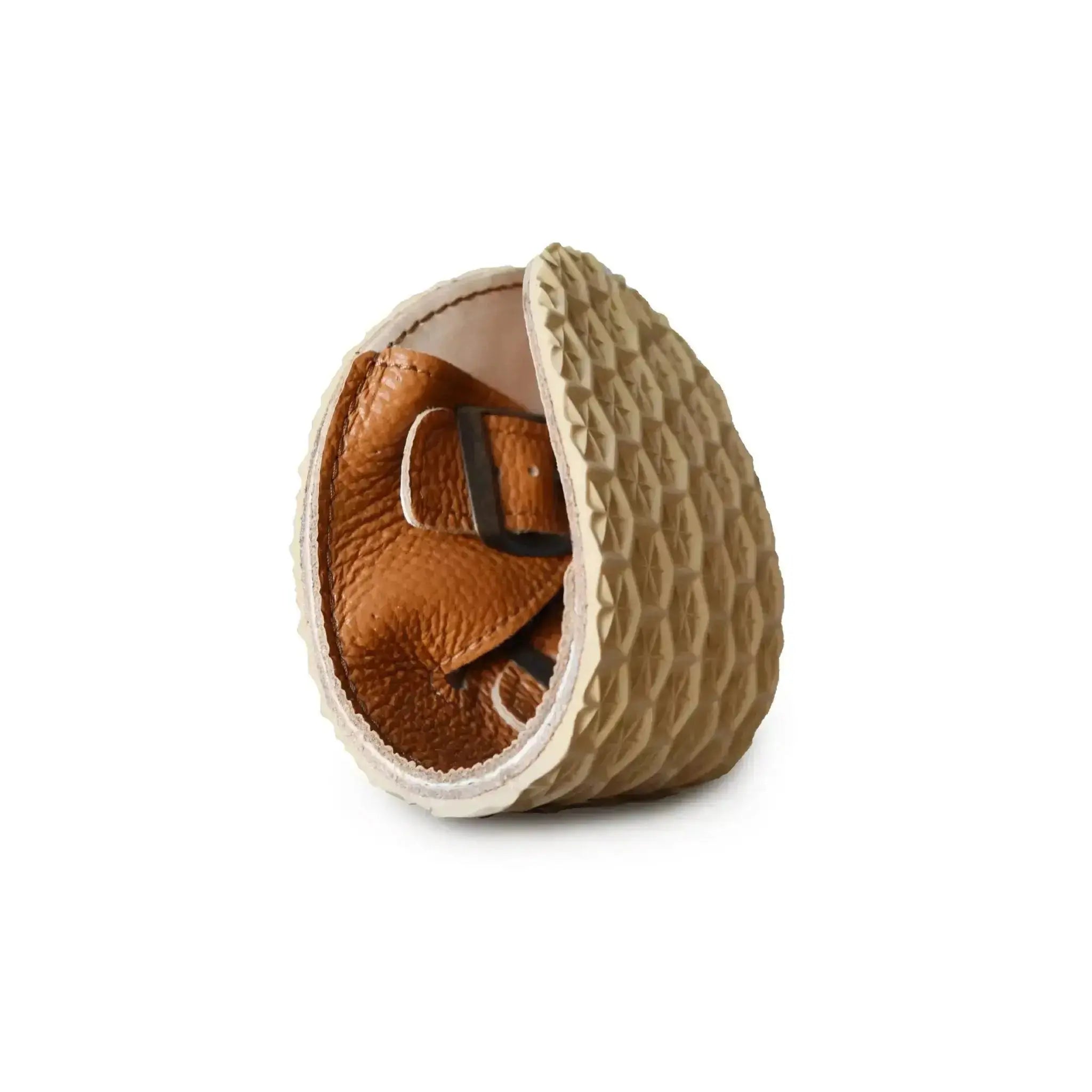 Cacles Barefoot - Cobá Chestnut - Sandalias minimalistas marrones para mujer