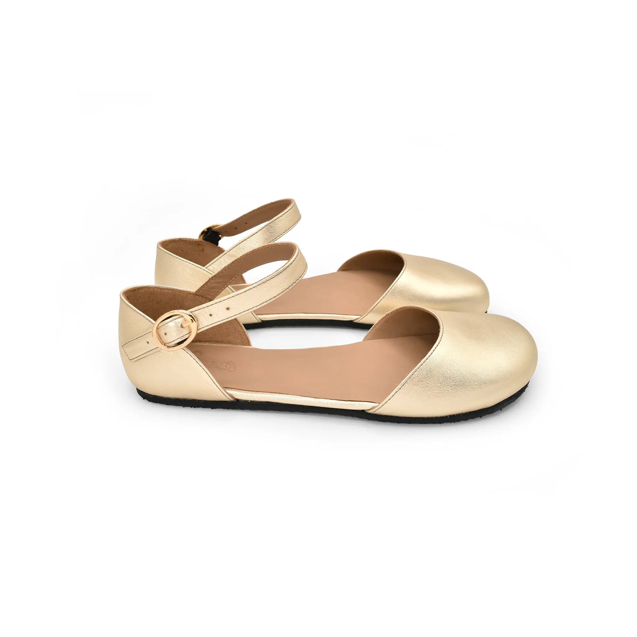 Cacles Barefoot - Tikal 2.0 Gold - Bailarinas barefoot elegantes doradas para mujer