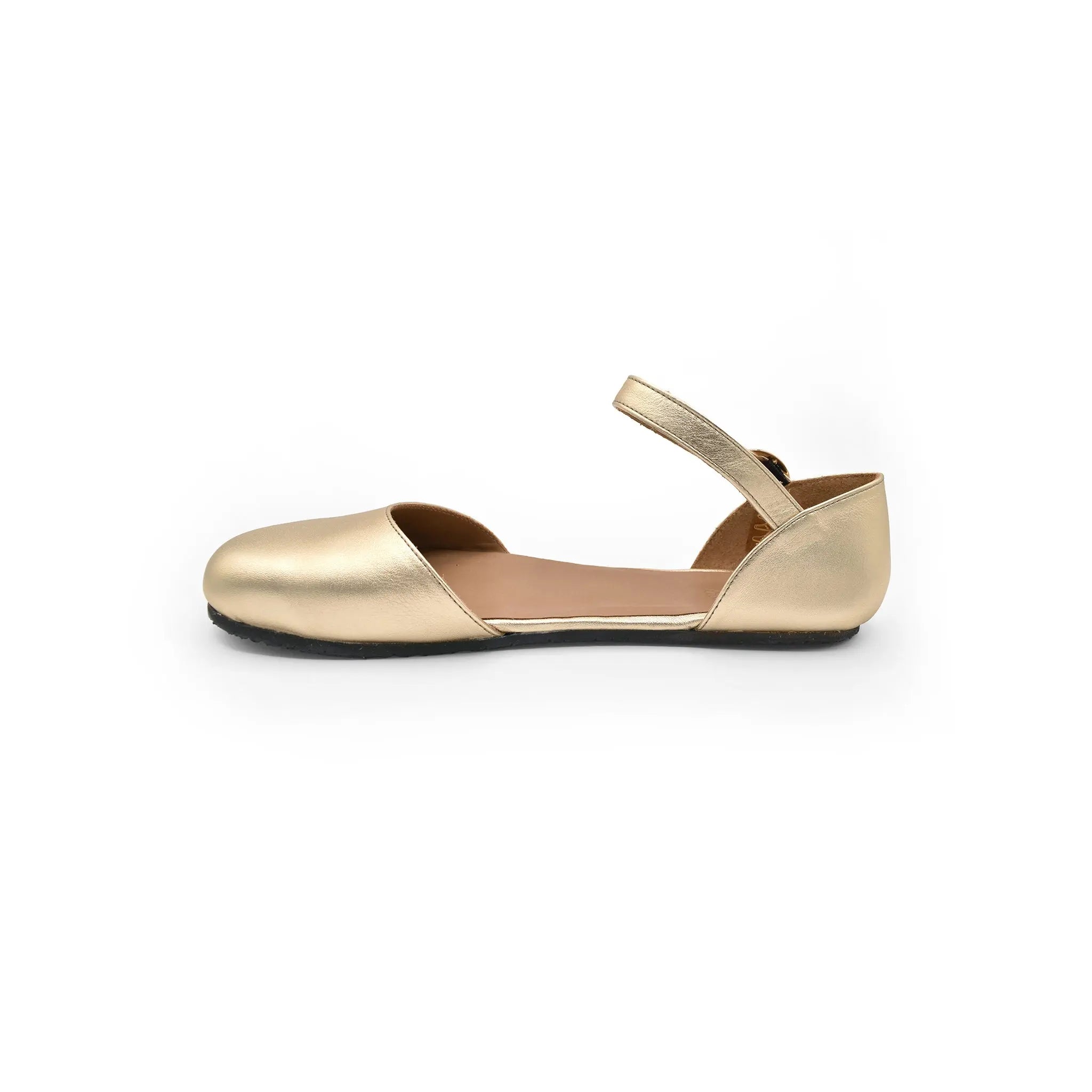 Cacles Barefoot - Tikal 2.0 Gold - Bailarinas barefoot elegantes doradas para mujer