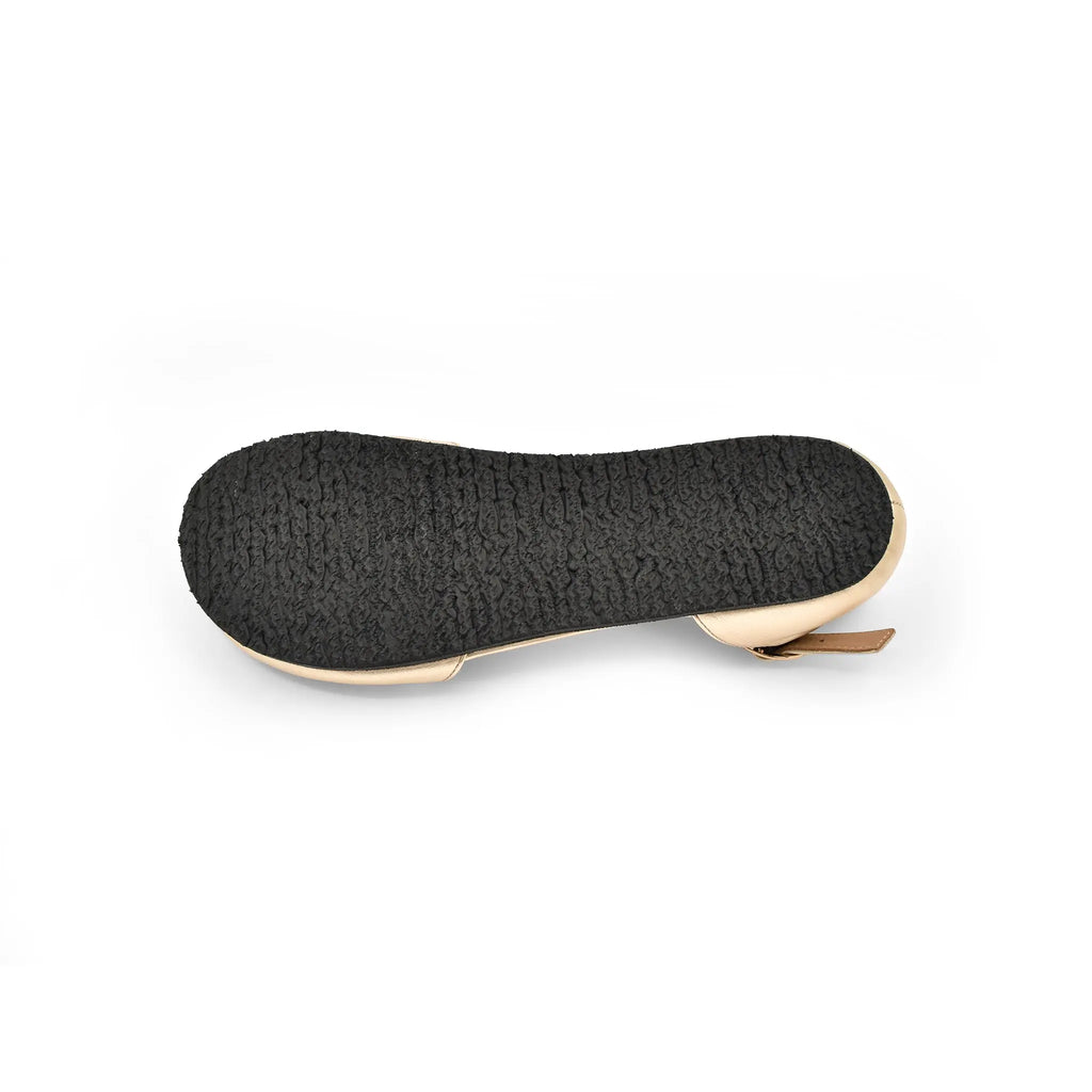 Cacles Barefoot - Tikal 2.0 Gold - Bailarinas barefoot elegantes doradas para mujer