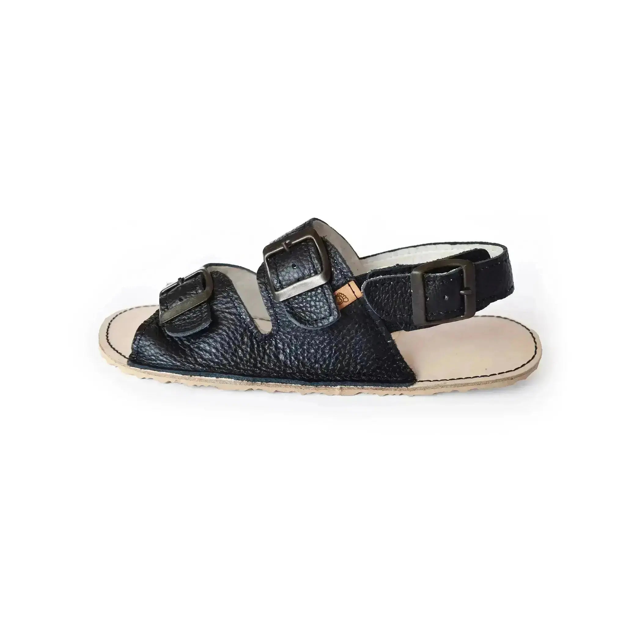 Cacles Barefoot - Cobá Black - Sandalias barefoot negras para mujer negras
