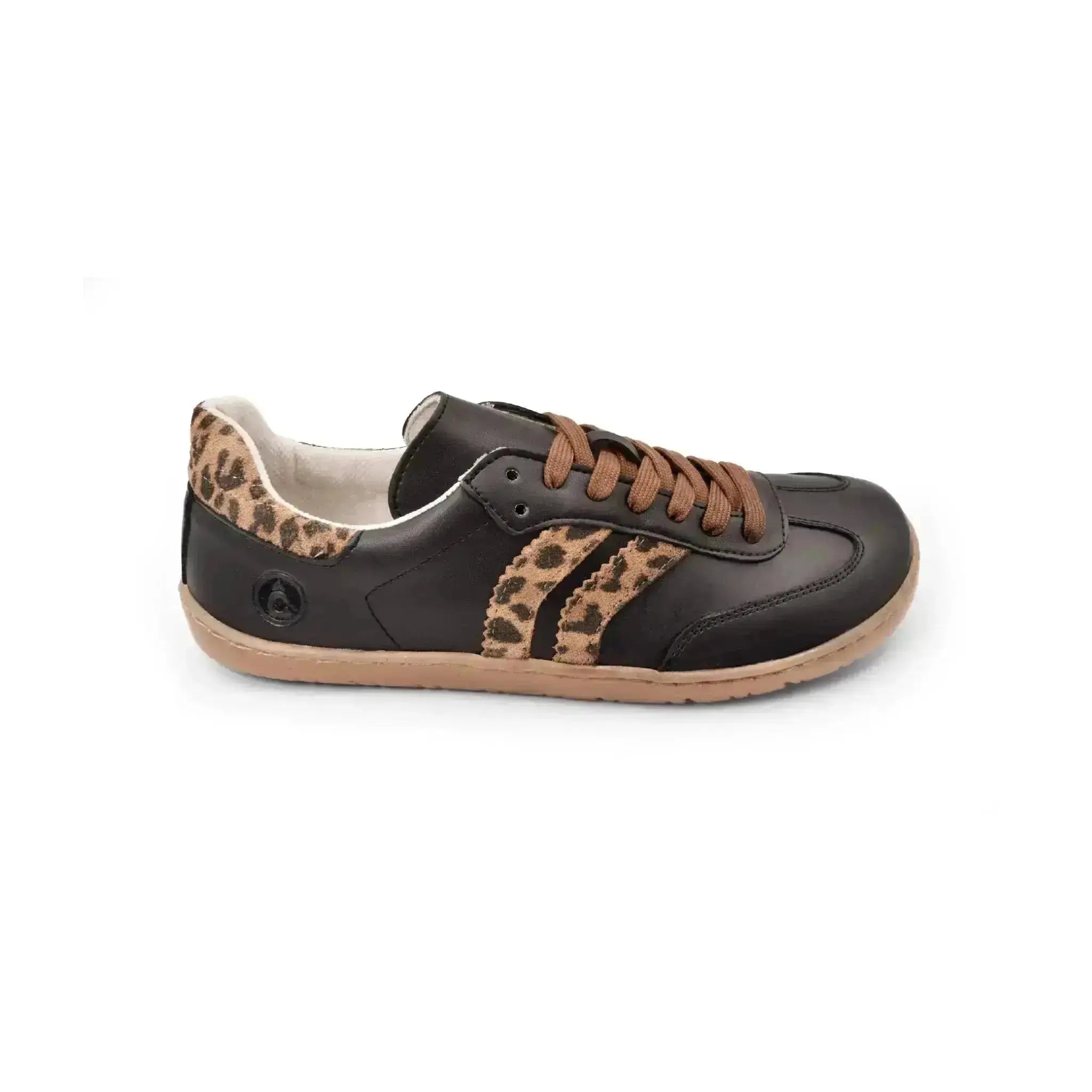 Coqueflex - léopard noir - Chaussures barefoot léopard