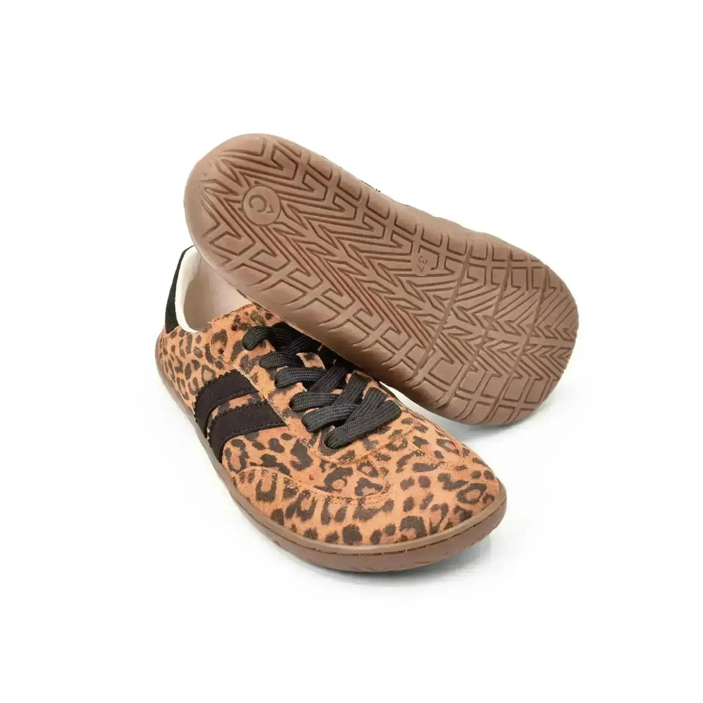 Coqueflex - Whiskey Leopard - Zapatillas barefoot de leopardo para mujer