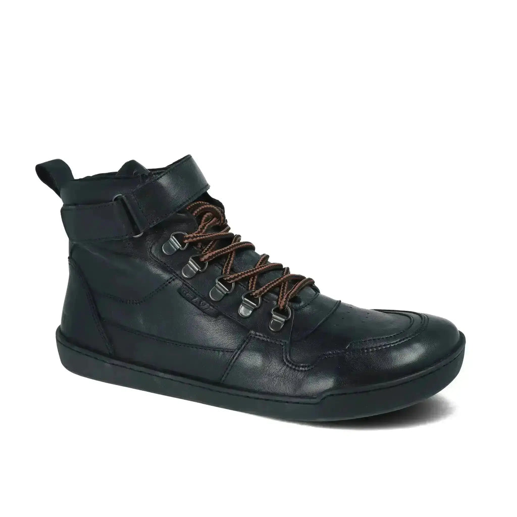 Crave - Glasgow 2.0 Noir - bottes barefoot avec membrane
