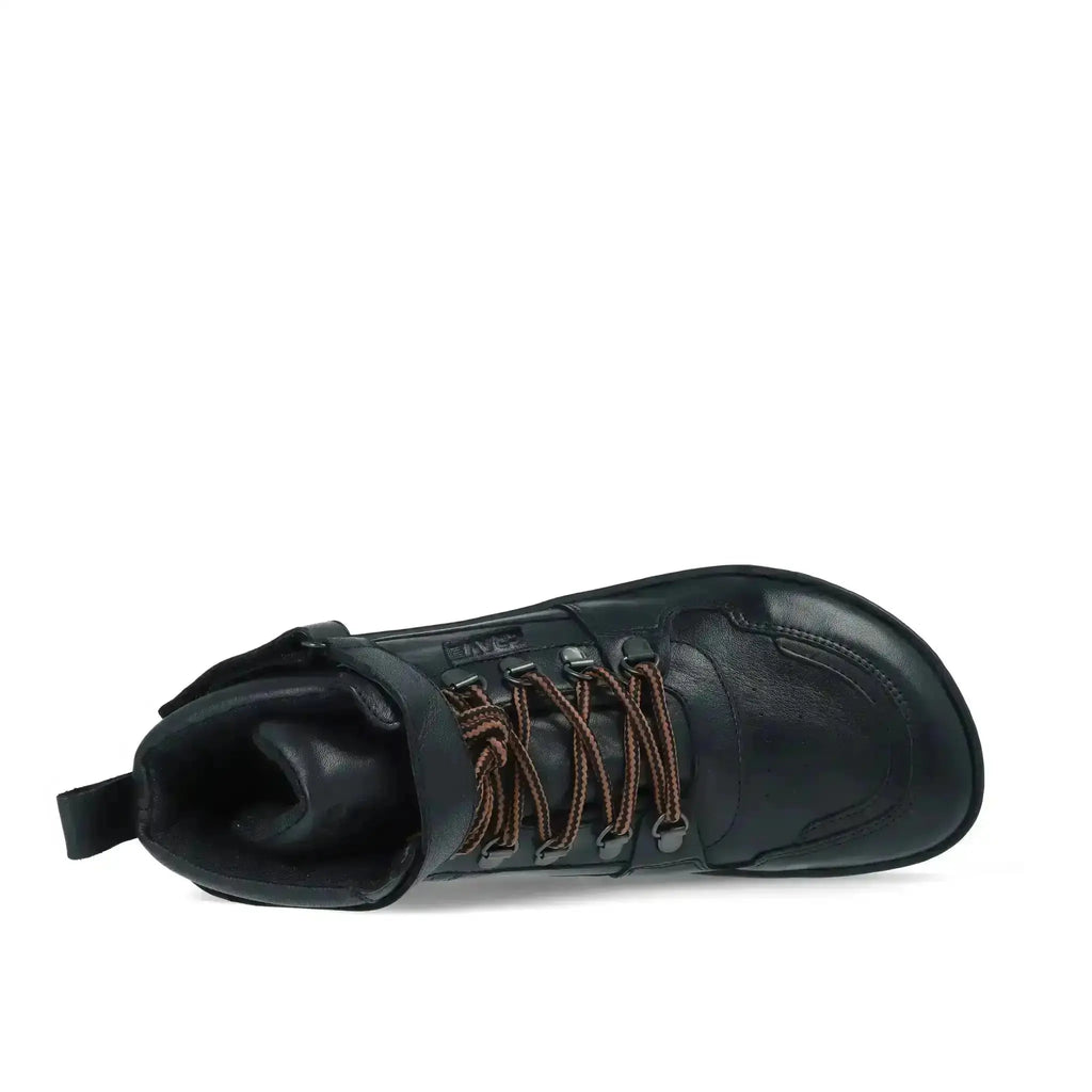 Crave - Glasgow 2.0 Noir - bottes barefoot avec membrane