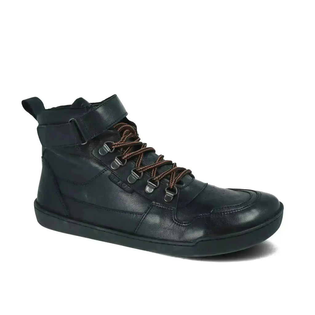 Crave - Glasgow 2.0 Black - botas barefoot con membrana unisex negras