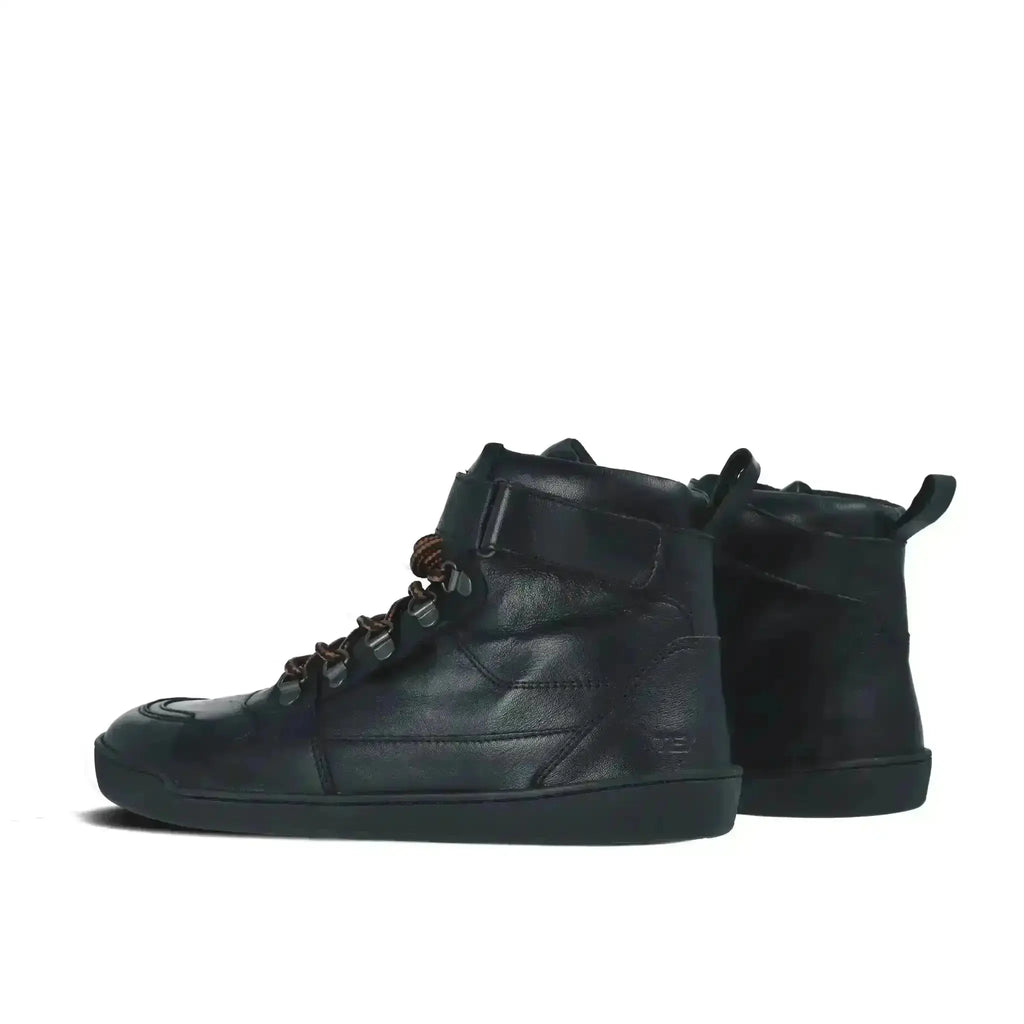 Crave - Glasgow 2.0 Black - botas barefoot con membrana unisex negras
