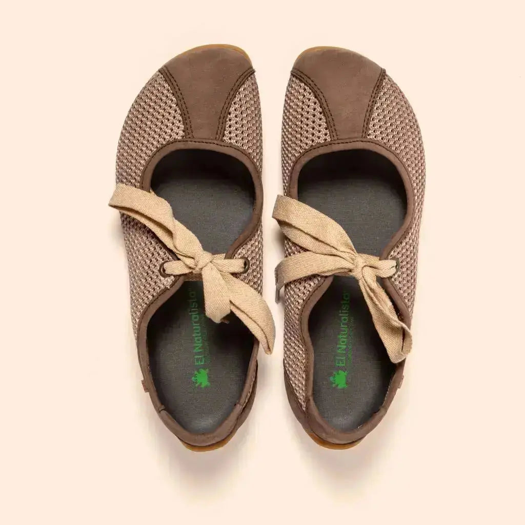 El Naturalista - Ondina Multi Brown - Mocassins barefoot légers à lacets