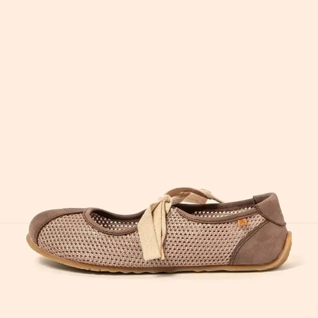 El Naturalista - Ondina Multi Brown - Mocassins barefoot légers à lacets