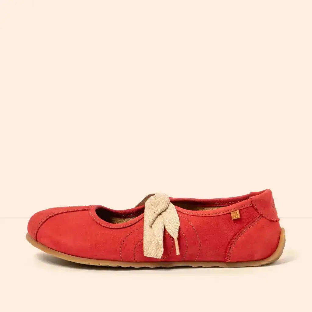 El Naturalista - Ondina Nobuck Tibet - Mocassins barefoot à lacets