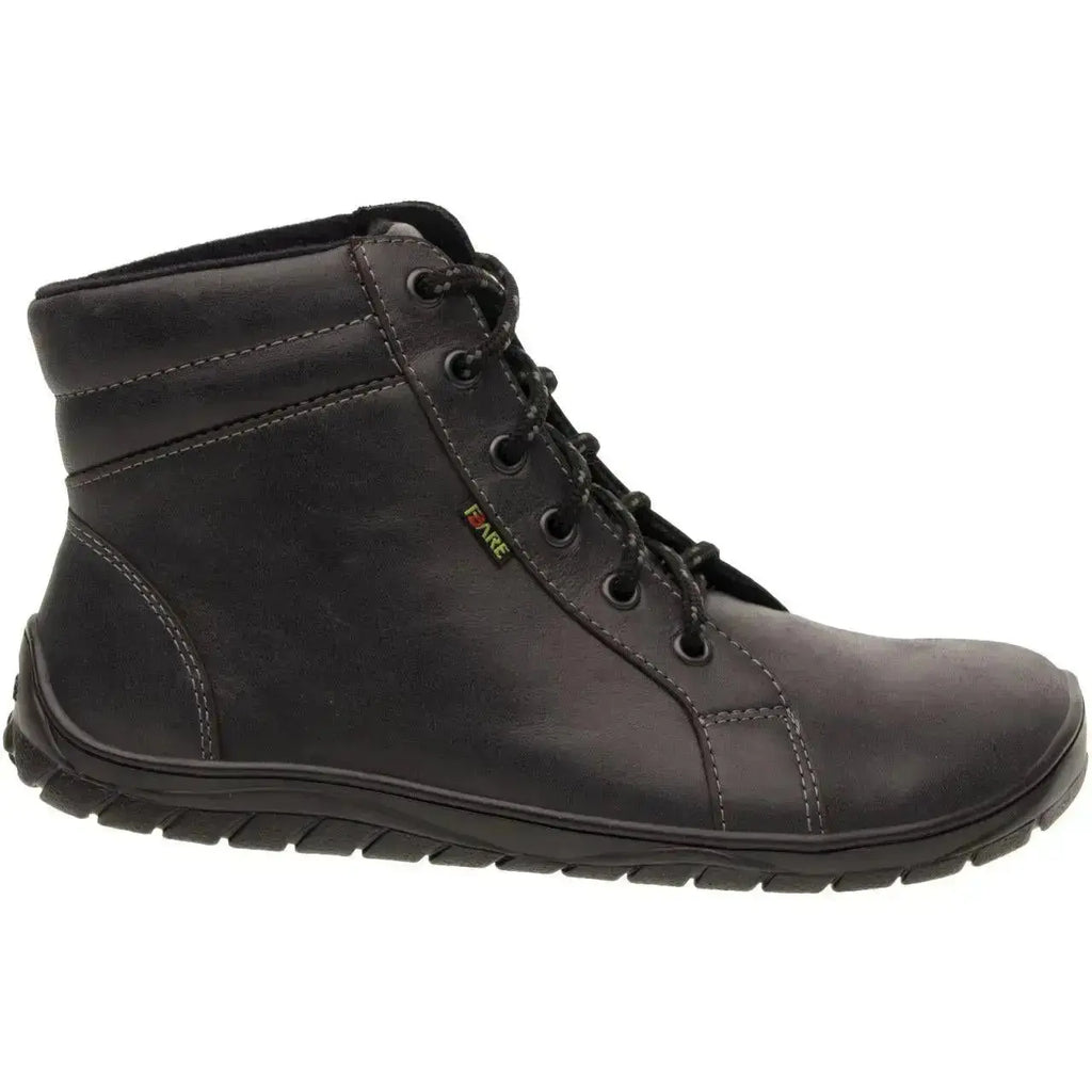 Fare Bare - AVILA All Year Leon Black - Botines barefoot bajos sin forro