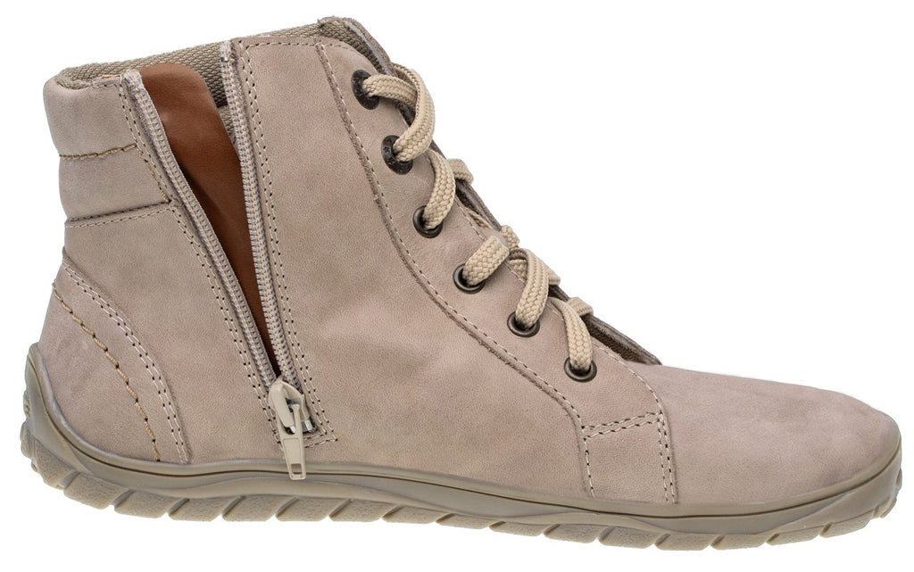 Fare Bare Avila All Year Beige - Botines barefoot otoñales beige