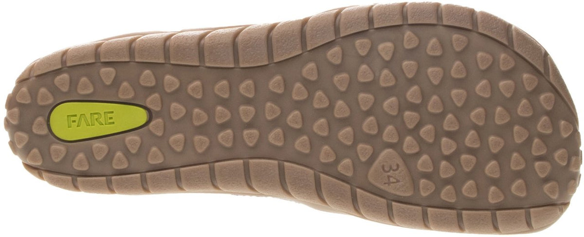 Fare Bare Avila All Year Beige - Botines barefoot otoñales beige