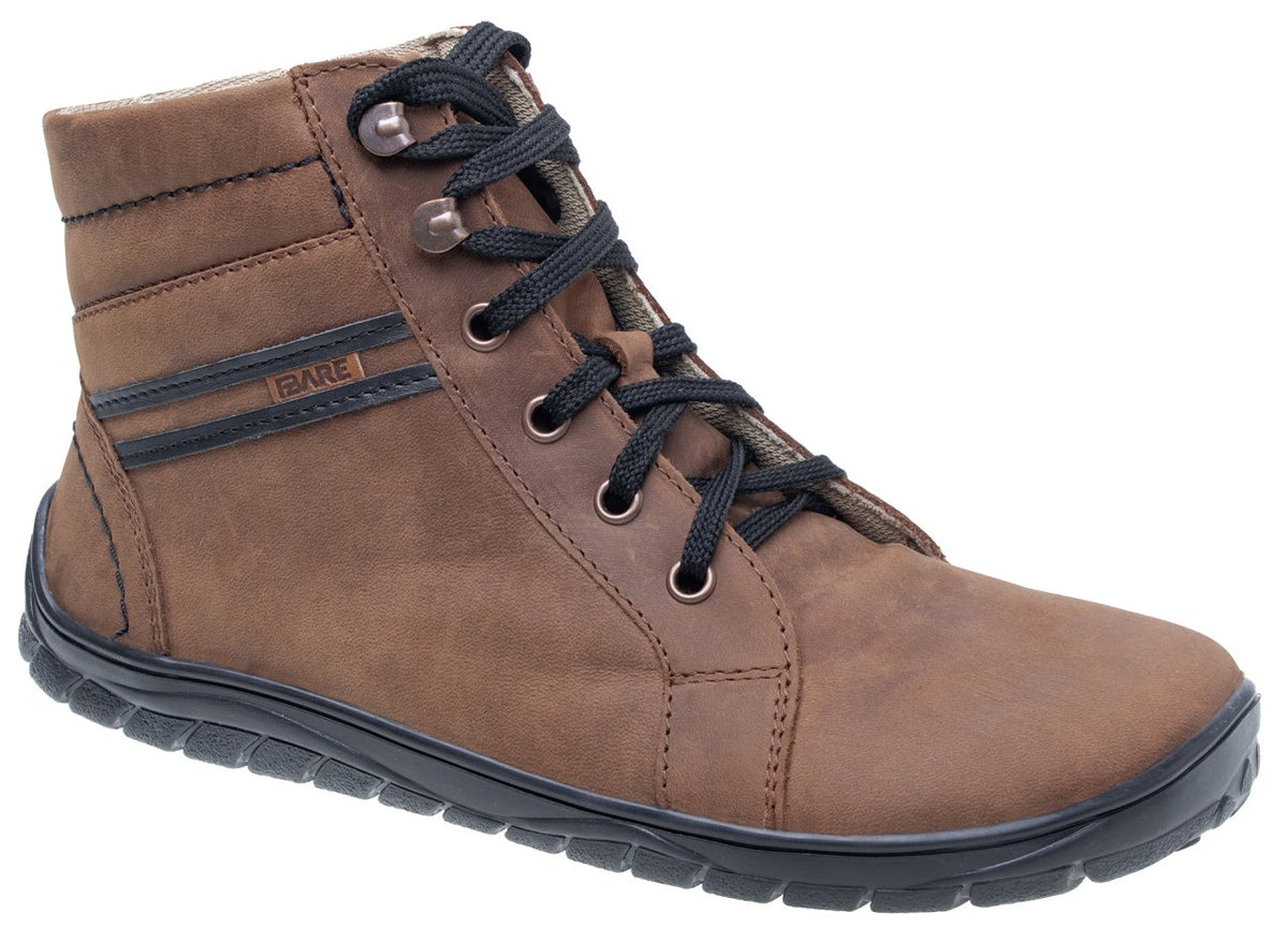 Fare Bare Avila All Year Brown - Botines barefoot otoñales marrones
