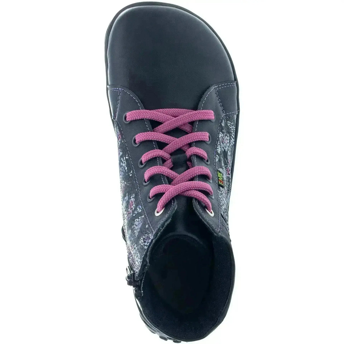 Fare Bare - AVILA Papillon Noir Toutes Saisons - Bottines barefoot basses non doublées