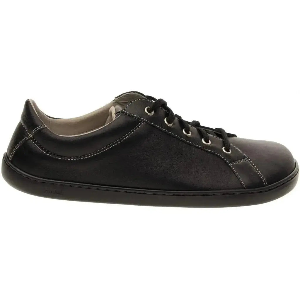 Fare Bare - Lugo Noir Élégant - Chaussures barefoot en cuir