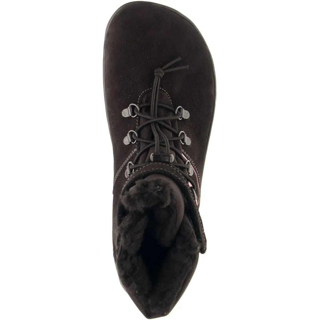 Fare Bare - Fjordky Hiver Noir Imperméable - Bottines barefoot imperméables d'hiver