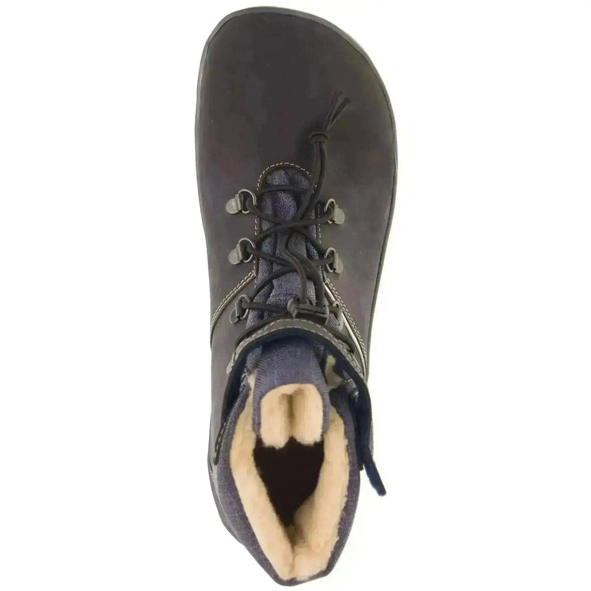 Fare Bare - Fjordky Winter Waterproof Blue - Botines barefoot impermeables calientes unisex