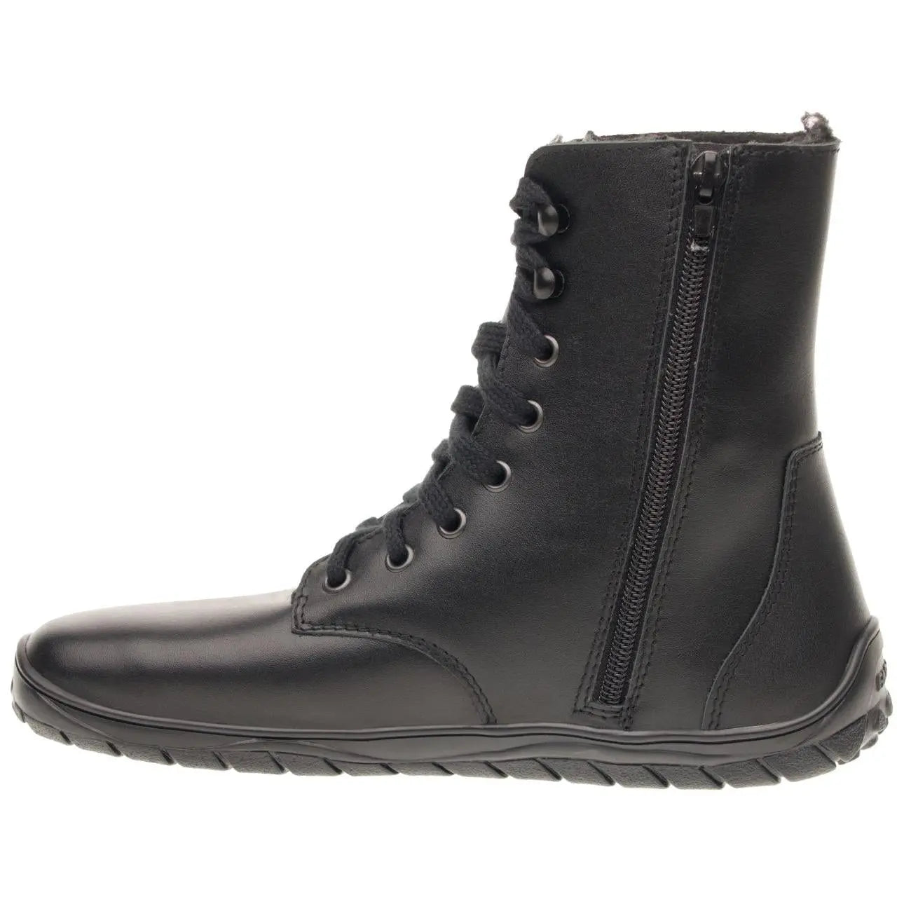 Fare Bare - Bottes d'hiver Freya Noires - bottes barefoot chaudes d'hiver
