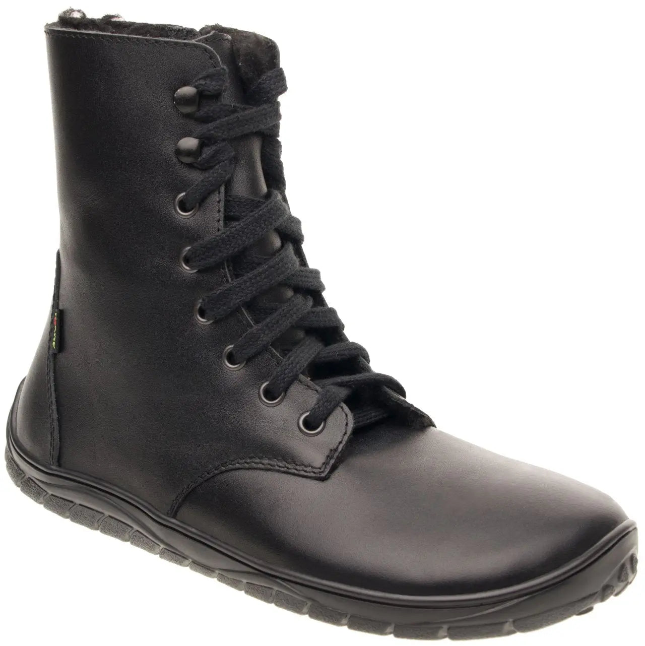Fare Bare - Bottes d'hiver Freya Noires - bottes barefoot chaudes d'hiver