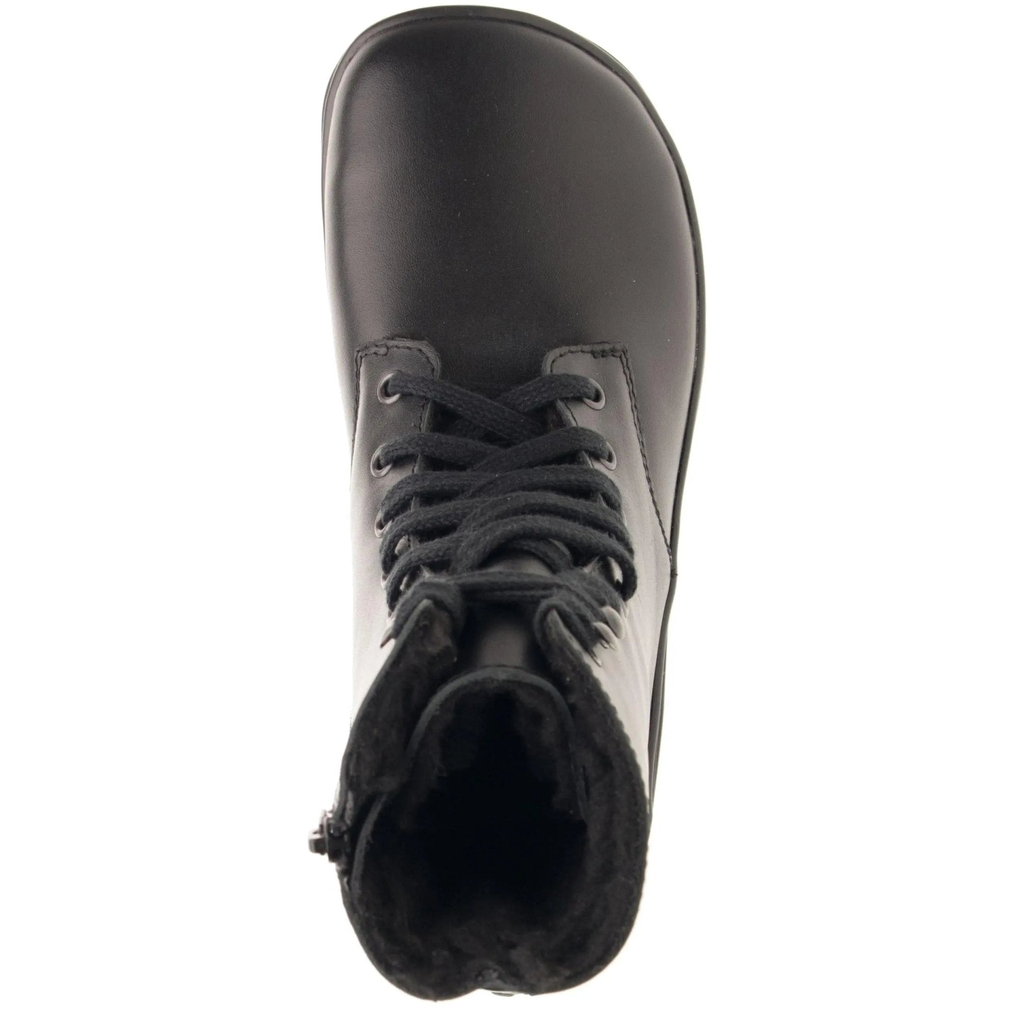 Fare Bare - Bottes d'hiver Freya Noires - bottes barefoot chaudes d'hiver