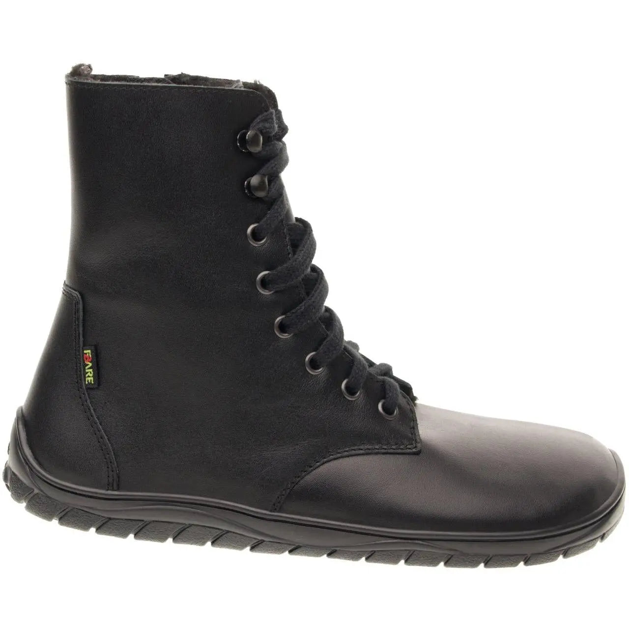 Fare Bare - Bottes d'hiver Freya Noires - bottes barefoot chaudes d'hiver