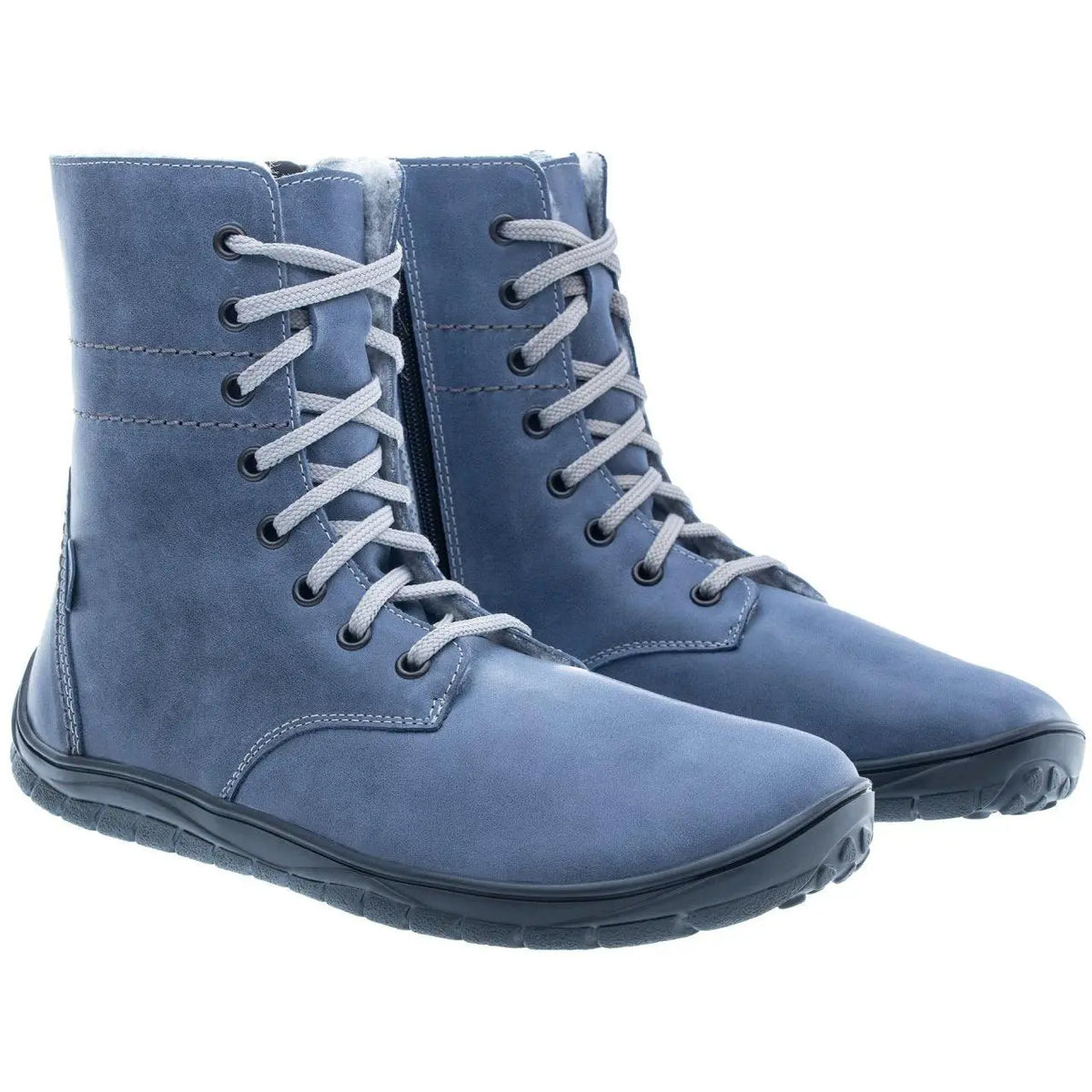 Fare Bare - Freya Winter Shoes Blue - botas barefoot de invierno calientes