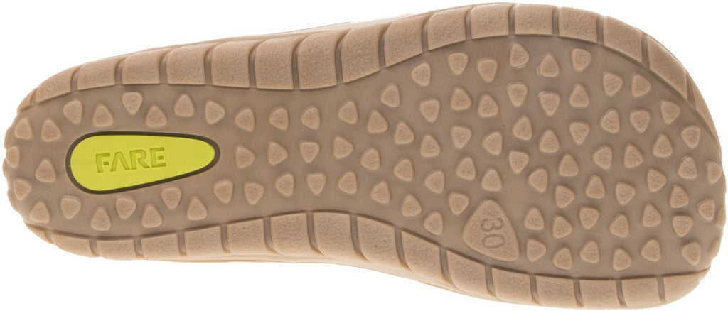 Fare Bare Kids Bergenky Junior Mustard - Botines barefoot impermeables infantiles amarillos  Cacles Barefoot