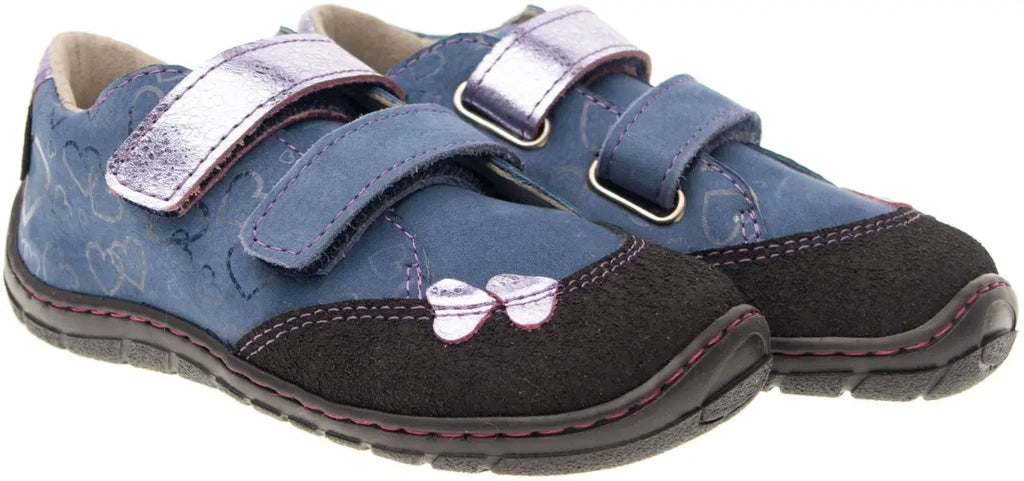 Fare Bare Kids Darianky Blue Pink - zapatillas barefoot infantiles casual azul rosa  Cacles Barefoot