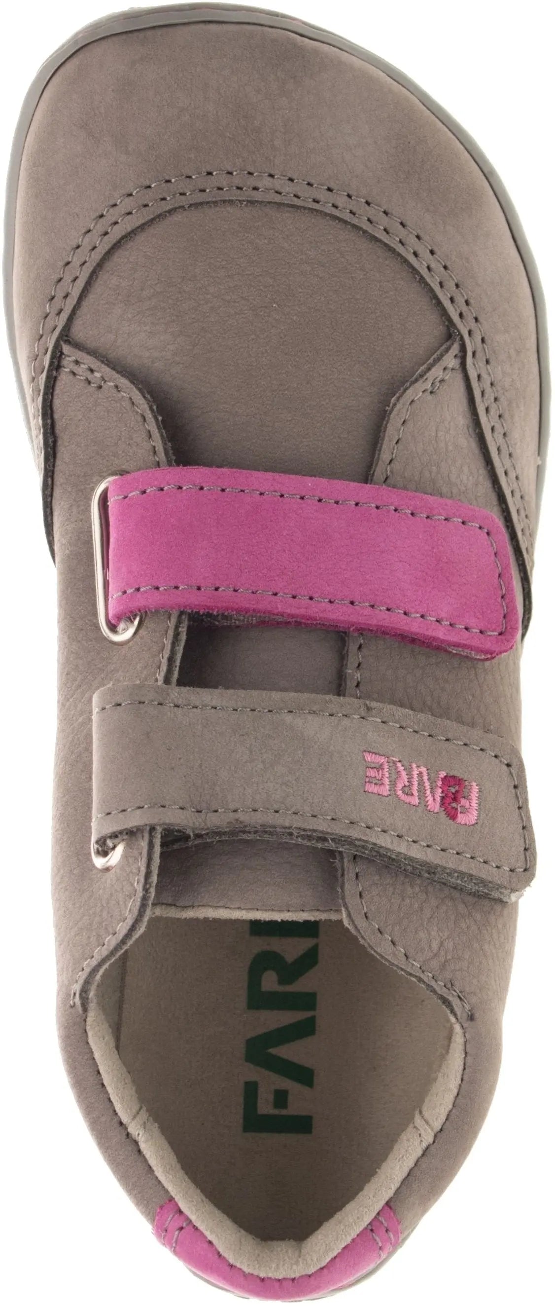 Fare Bare Kids Darianky Grey - zapatillas barefoot infantiles casual marrón rosa  Cacles Barefoot