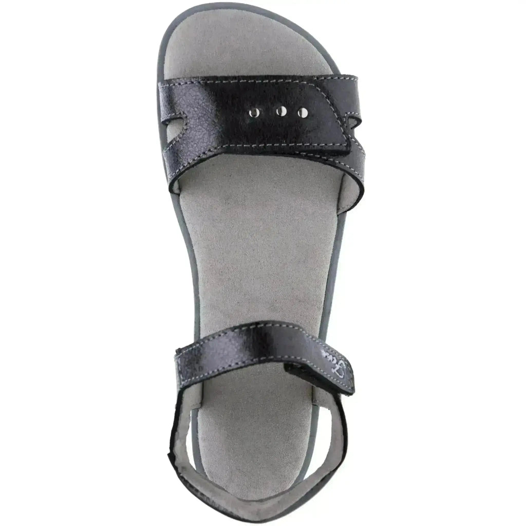 Fare Bare Kids - Summer Shoes Black - Sandalias barefoot infantiles negro