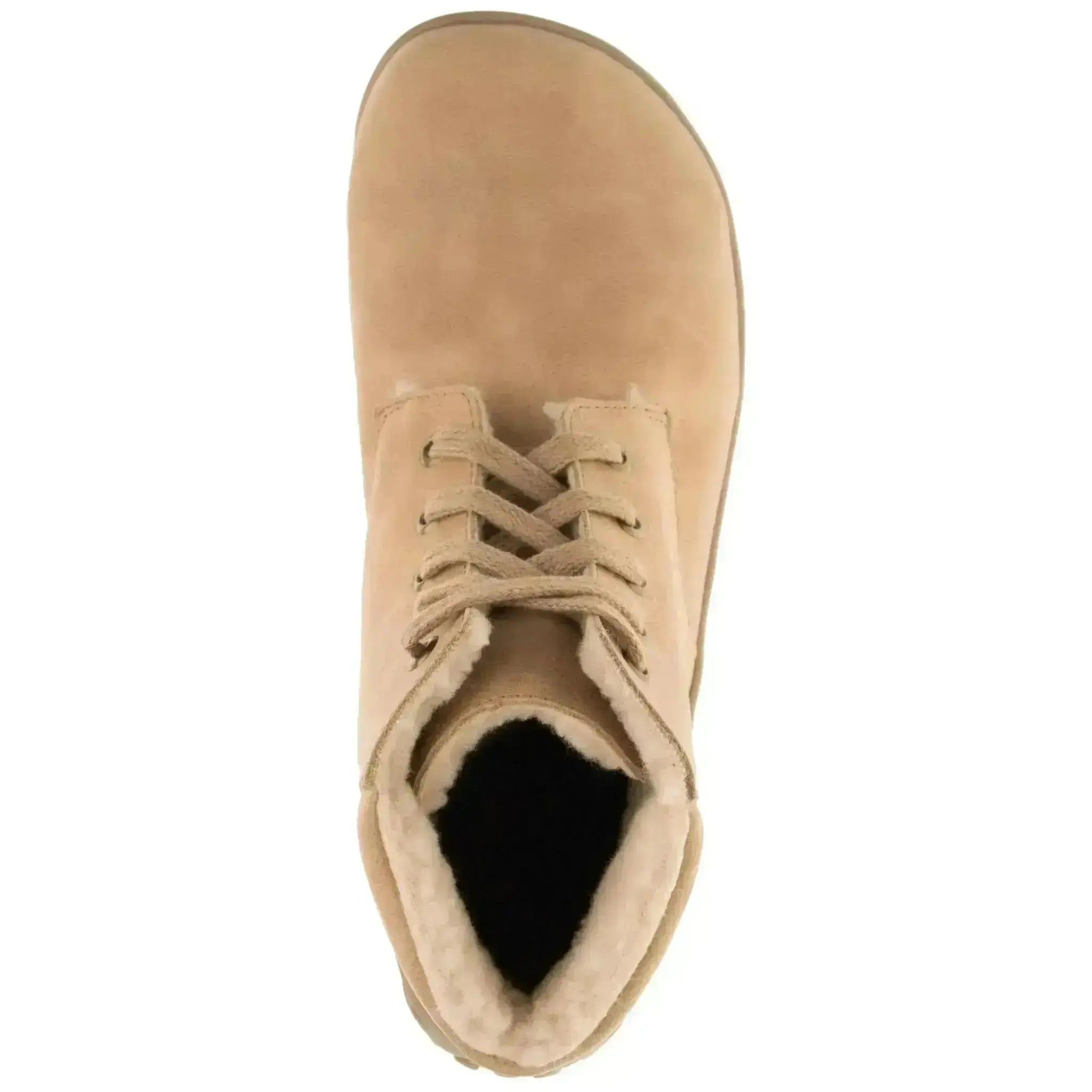 Fare Bare - Nivella Winter Camel - Bottine barefoot avec doublure hivernale