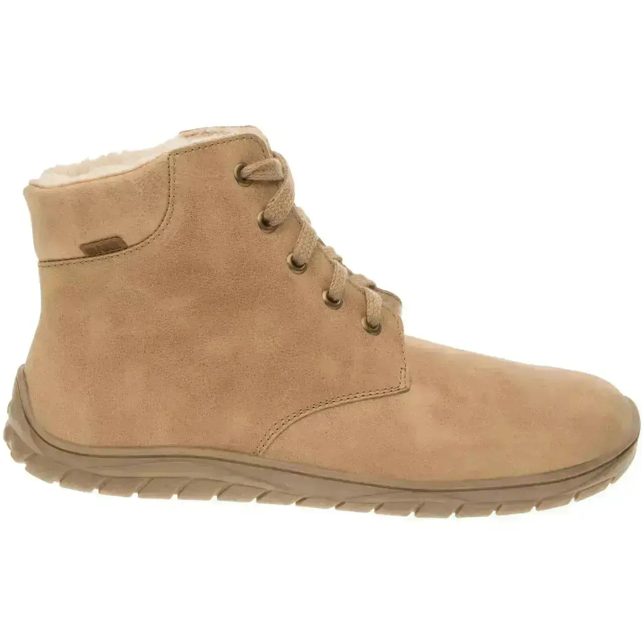 Fare Bare - Nivella Winter Camel - Bottine barefoot avec doublure hivernale