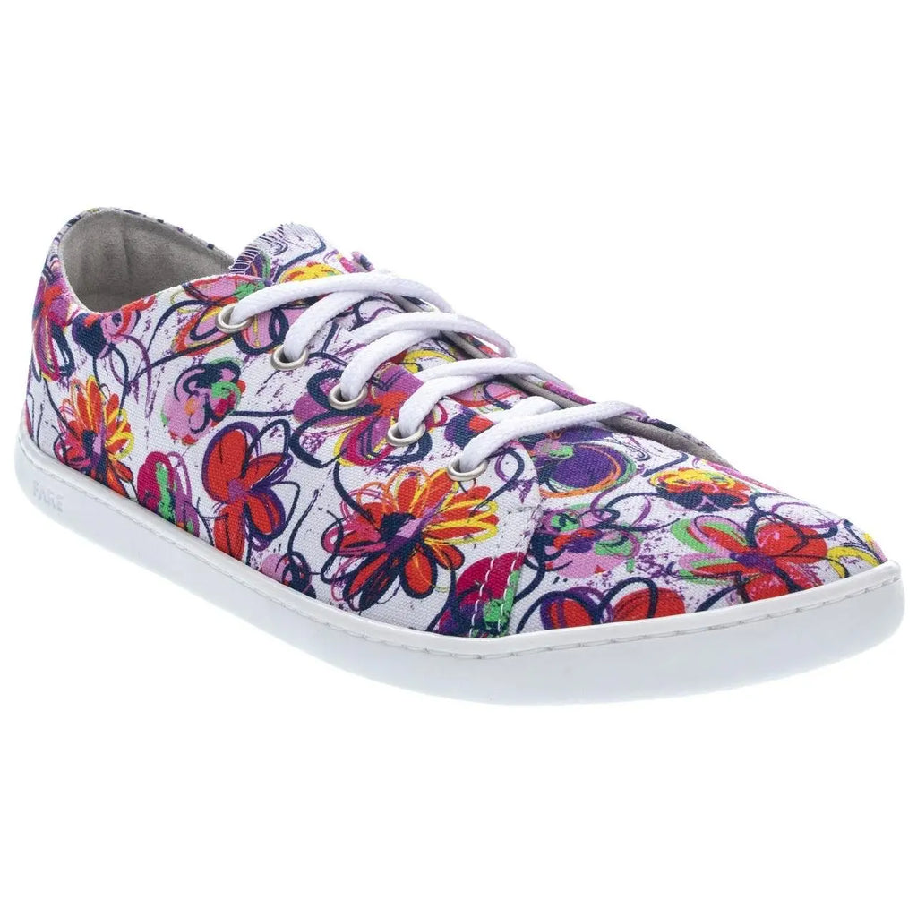 Fare Bare - Sicilky A5312451 Flores - Lonetas barefoot blancas con estampado de flores para mujer