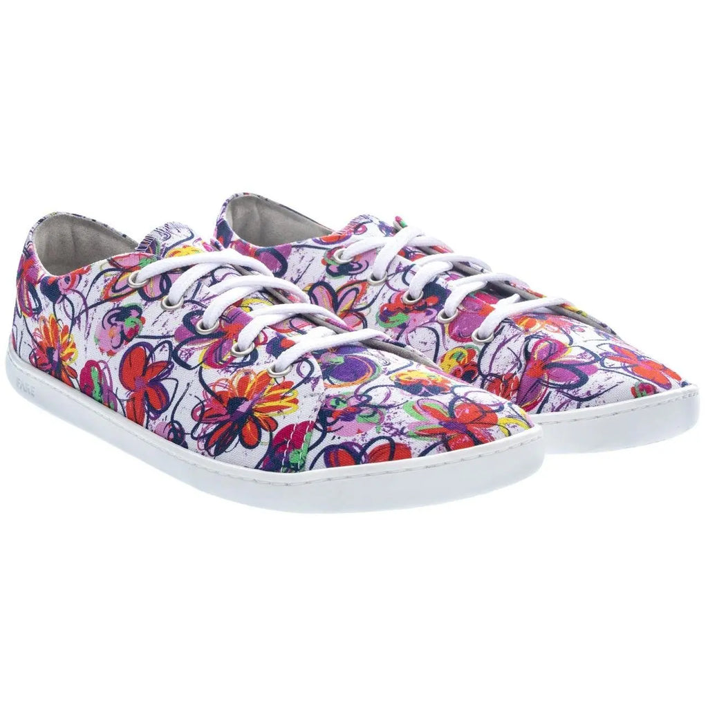 Fare Bare - Sicilky A5312451 Flores - Lonetas barefoot blancas con estampado de flores para mujer