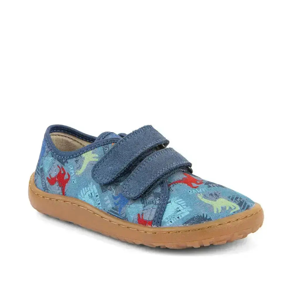 Froddo Barefoot - Chaussures Barefoot Dinosaure - Toile respectueuse avec imprimé dinosaure