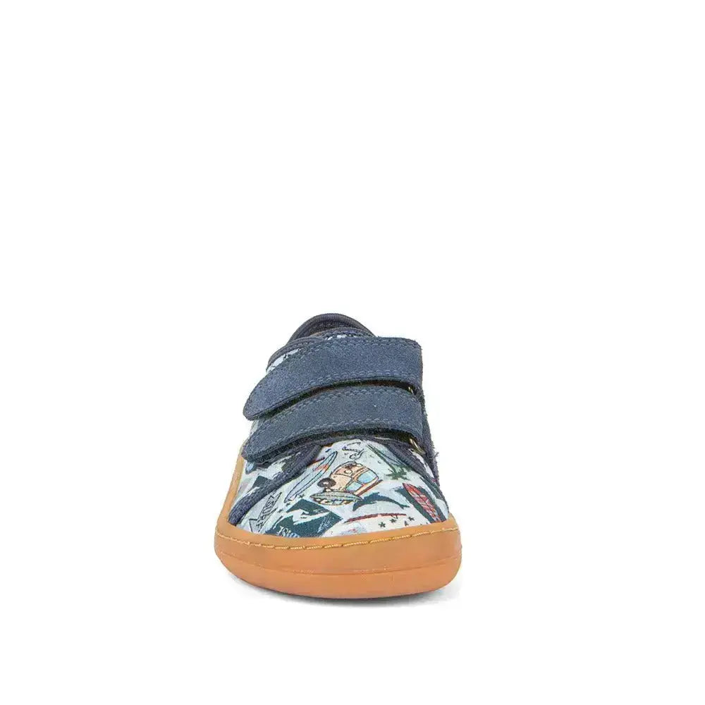 Froddo Barefoot - Barefoot Canvas Surf - Lonetas respetuosas infantiles con estampado de surf