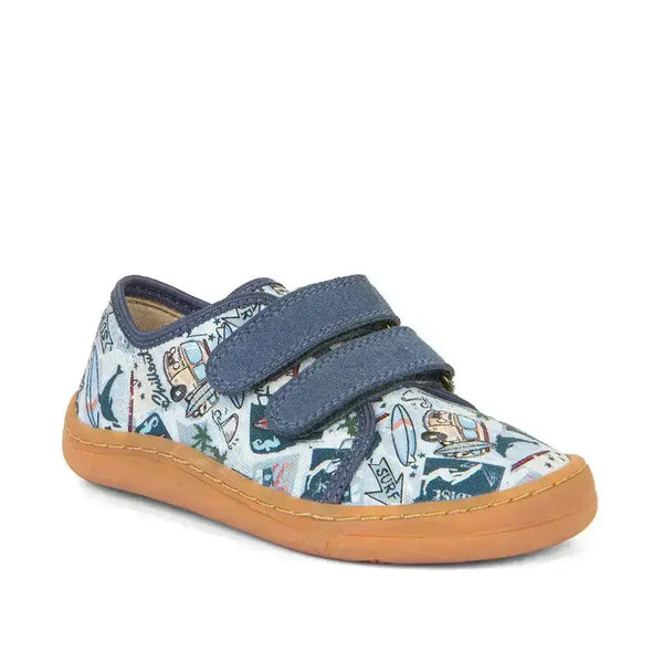 Froddo Barefoot - Barefoot Canvas Surf - Lonetas barefoot infantiles azul surf