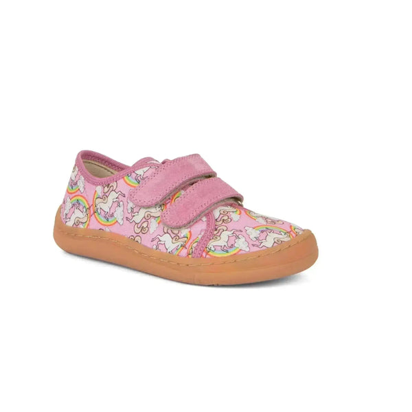 Froddo Barefoot - Barefoot Canvas Unicorn - Lonetas barefoot infantiles rosas unicornios
