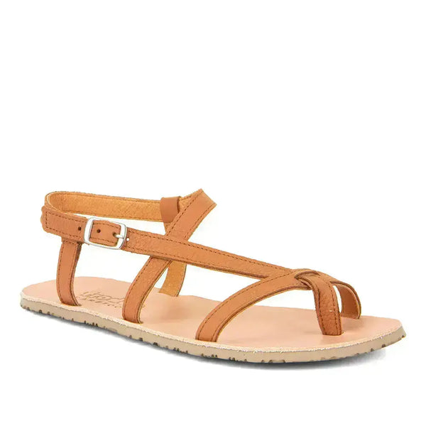 Froddo Barefoot - Flexy W Cognac - Sandalias barefoot de dedo marrones para mujer